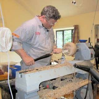 Hollowing out the bowl